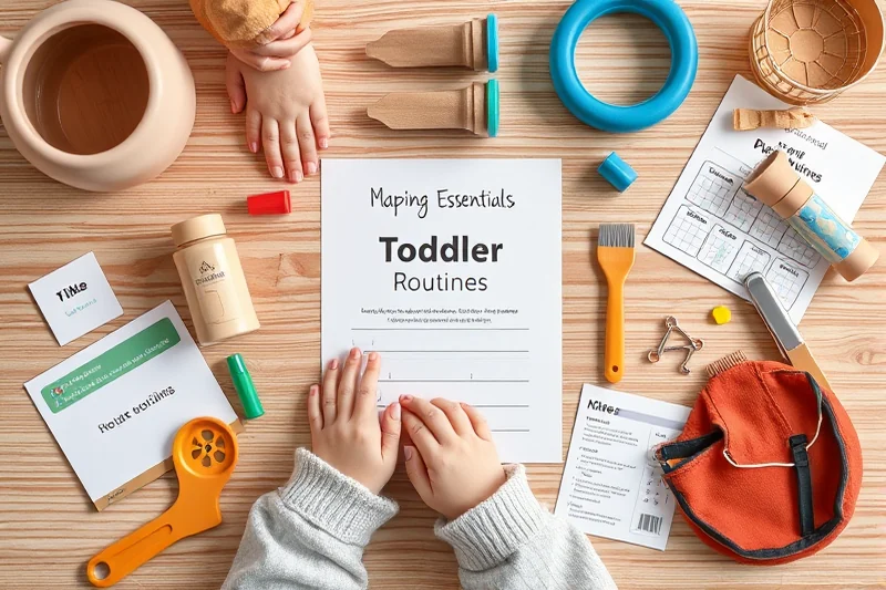 affordable toddler routines printables — Affordable Toddler Routines Printables (the finished result)