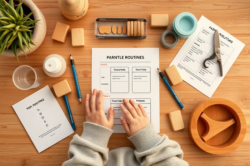 toddler routines printables step by step — Toddler Routines Printables Step By Step (the finished result)